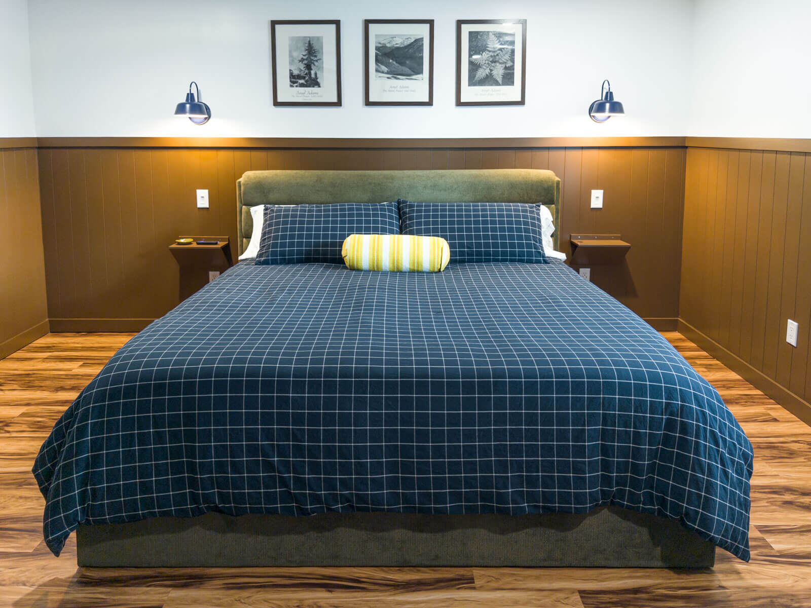 Brown bedroom angle 2